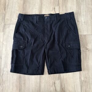 NWT The Foundry Men's Cargo Shorts Comfort Stretch Casual Size 46 Black C1030